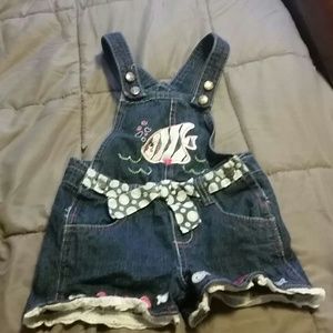 Toddler girl overalls